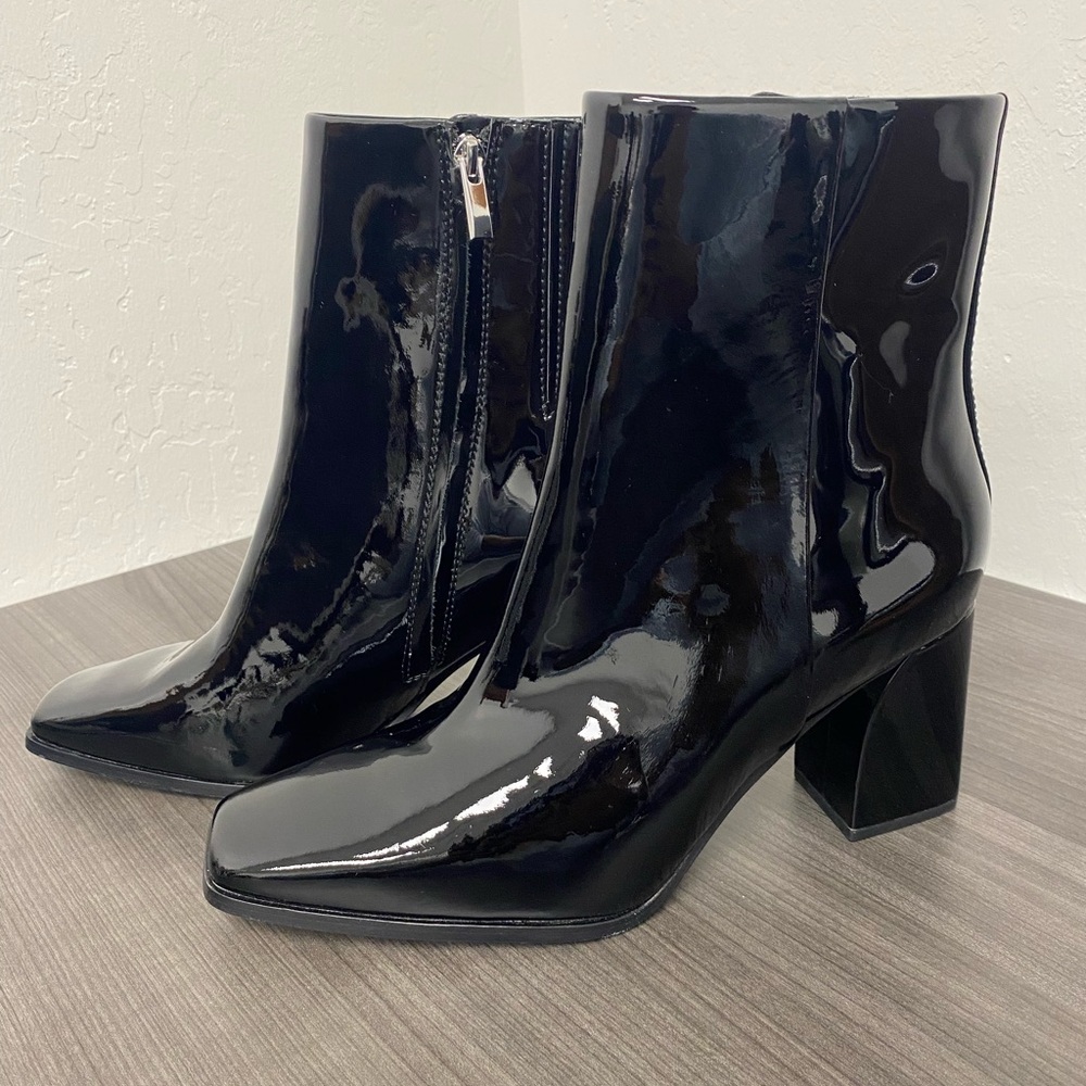 PAIGE Farrah Square Toe Boots